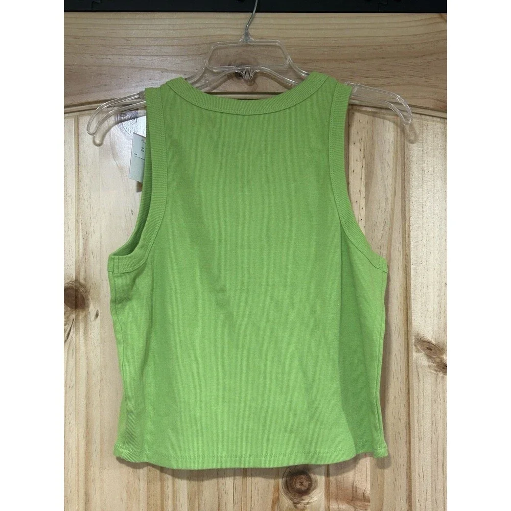 Paul Frank Girls Tank Julius Monkey Size XXL NWT Green